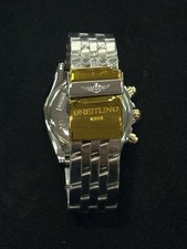 Breitling B13356 Chronomat Evolution Two Tone 1.60ctw Diamond Bezel Watch B & P 9