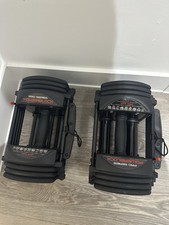 Powerblock Pro 50 Adjustable Dumbbell Pair, 5-50 Lb, Black (with original box)
