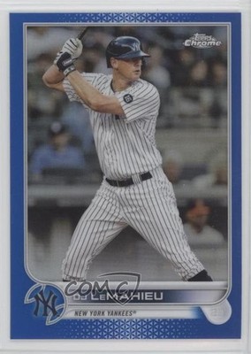 2022 Topps Chrome Blue Refractor 63/150 DJ LeMahieu #20 0nr3