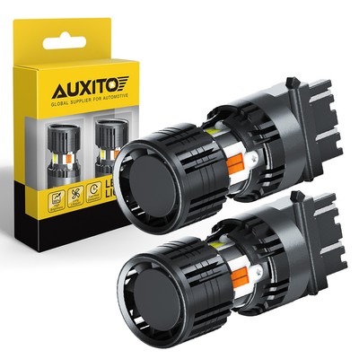 2x 3157 Switchback LED Front Turn Signal Light Bulb For Dodge Ram 1500 2500 3500