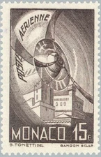 Monaco #YTPA004 MNH 1933 Plane Propeller Palace [C4]