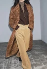 ZARA EMBROIDERED LONG COAT ZW LIMITED EDITION LIGHT PINK FW25/26 REF. 3736/253