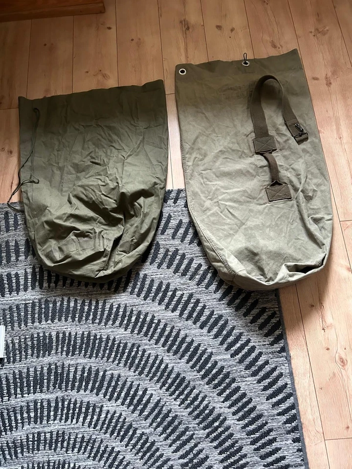 Großer BW Seesack-Transportsack mit Nässeschutzsack 60er J.