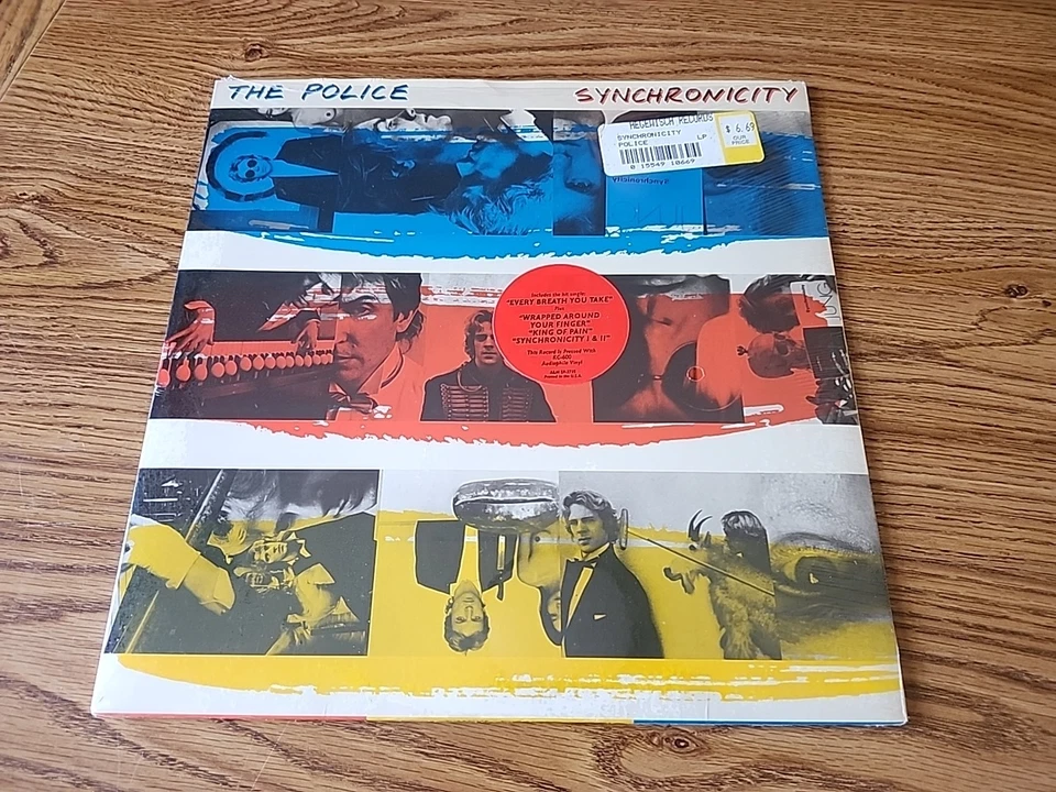 The Police 'Synchronicity' 1983 original LP shrink ex condition USA + videodisc! - Image 3 of 4