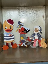 Lot Of 3 Martens Kunst Wall Hangings Sandman, Catcher Of Hamlin, Quack Germany
