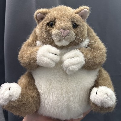 Vintage Dakin Peewee Fat Pampered Stuffed Siamese Cat, shelf cat, Realistic Cat