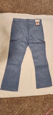 Vintage 1976 Levi's Durawale Plus Blue Corduroy Bell Bottoms Rare See Photos NOS