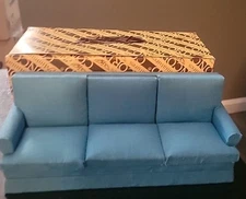 Vintage Concord Dollhouse Miniature Sofa Taiwan In Box