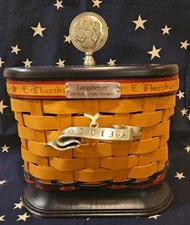 Longaberger 2013 Inaugural Basket, Eagle Finial