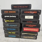 Atari 2600 Game Cartridge Lot Of 15 Titles Untested (B)