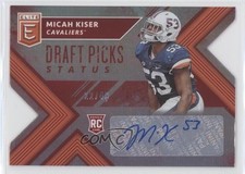 2018 Panini Elite Draft Picks Status Red Die-Cut 22/49 Micah Kiser #248 Auto 2l7