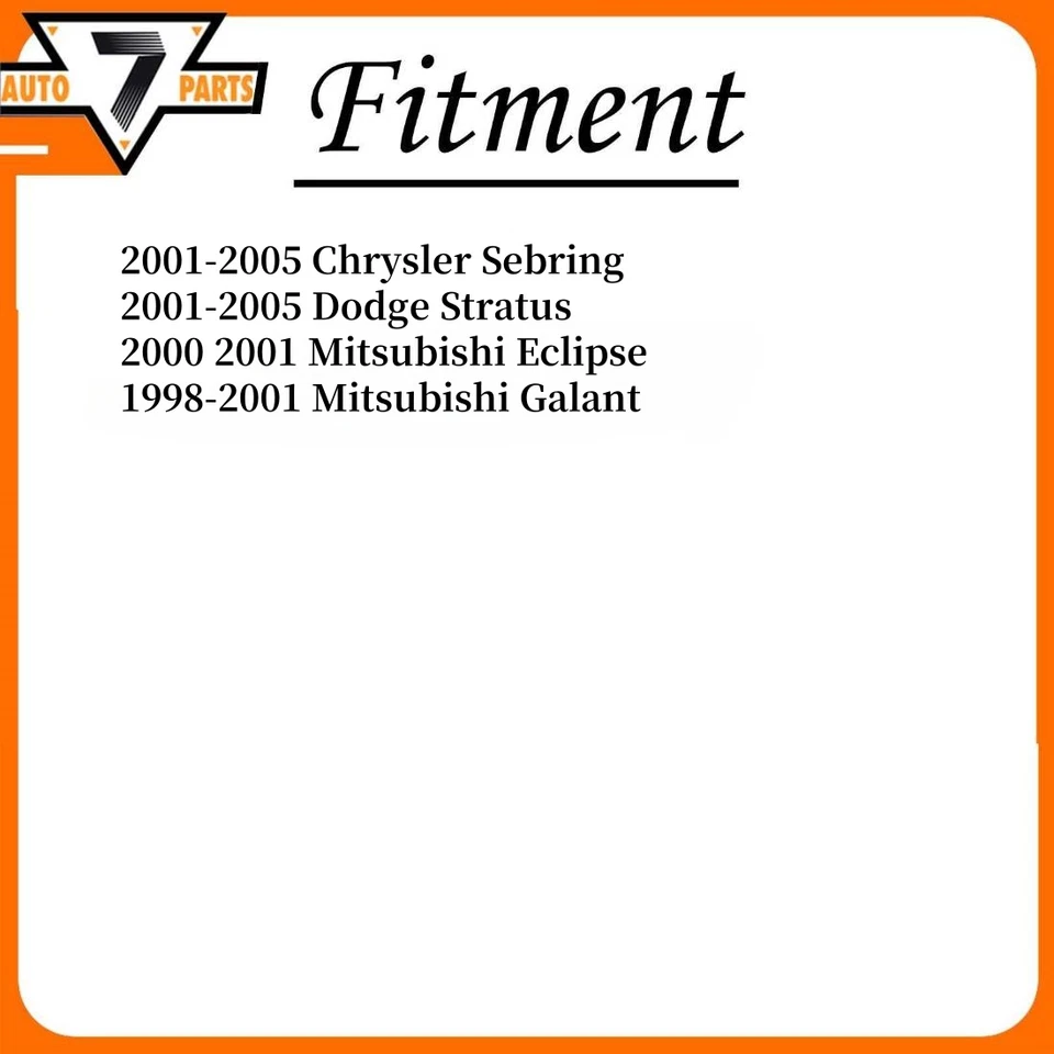 Pinza de freno de disco delantera izquierda derecha 2 piezas para Dodge Stratus 2001-2005 Foto 2 de 4