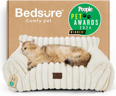 Comfyfleece  Cute Cat Couch for Pets - as Seen on TV on Good Day New York, Fuzzy