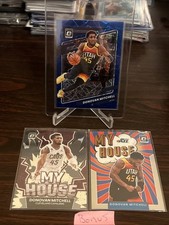 2021-22 Panini Donruss Optic - Donovan Mitchell #45 Blue Velocity Prizm My House