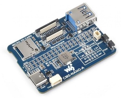 Waveshare Nano Base Board A, für Raspberry Pi CM5, USB 3.2 Gen1, MIPI, GPIO