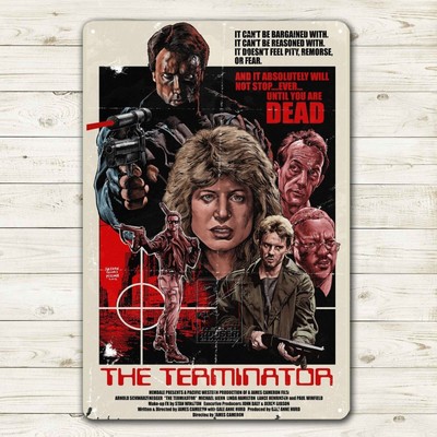 The Terminator Movie Metall Poster Blechschild - 20x30cm Sammelteller
