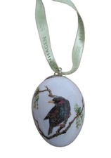Royal Copenhagen Porcelain Easter Eggs ornament STARLING BIRD 2018