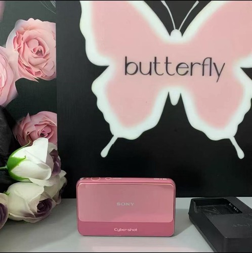 SONY Digital Camera DSC-T110 Pink Cyber Shot 16.1MP 4x Optical Zoom English