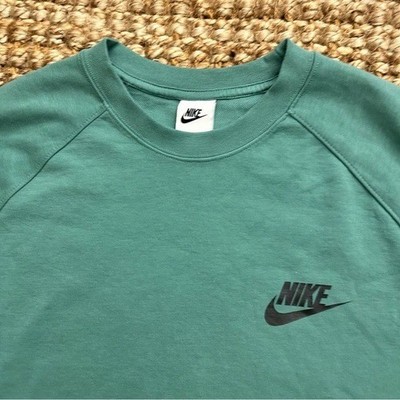 Nike Sportswear Tech Essentials Crewneck Sweatshirt Dd5257-361 Mens XL Green