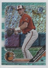 2019 Bowman Chrome Prospects Aqua Shimmer Refractor 124/125 Rylan Bannon 3b3