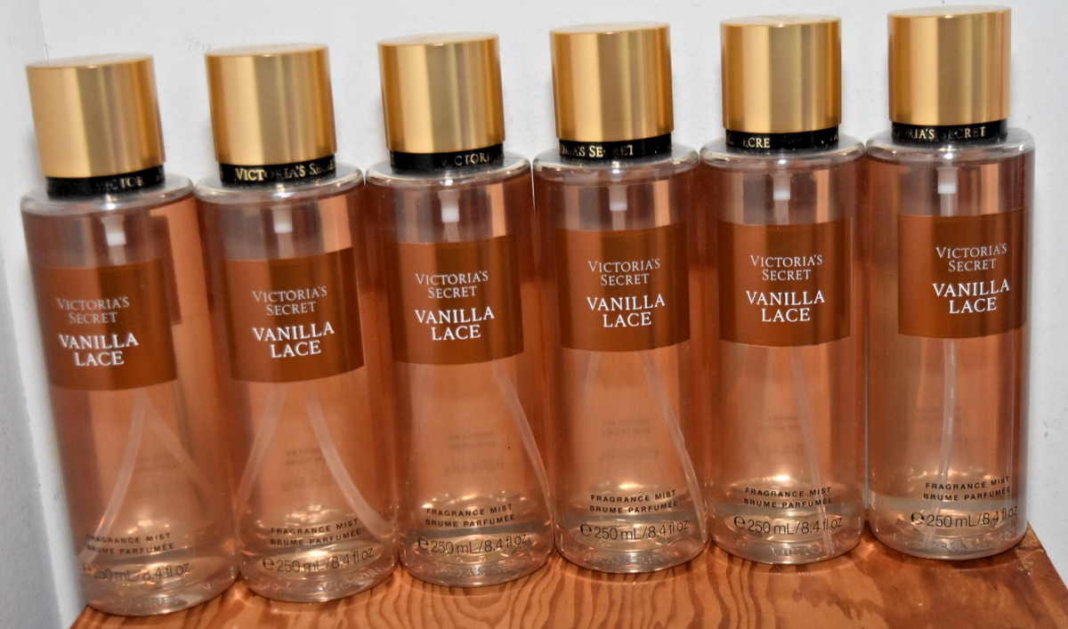 6 New Victoria's Secret Vanilla Lace Fragrance Body Mist Creamy