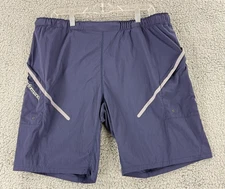 Peak Performance Leap Losh Shorts Mens Large Blue Pull On Elastic Waist Outdoor