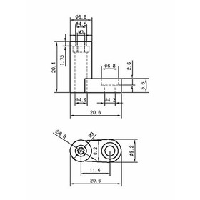 New 50* arcade L Type PCB Mounting Feet with Screw for JAMMA MAME Game PCB Board