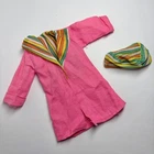 Vintage Barbie Clone Clothes Outfit MOD Coat & Hat - HONG KONG