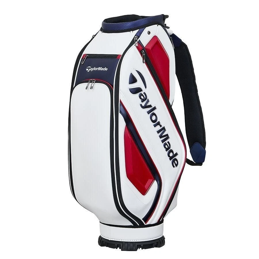 TAYLOR MADE Sac de Golf Caddy Homme 9,5x47 Pouces 4kg Couleur Blanc Marine Ro... - Photo 2/3