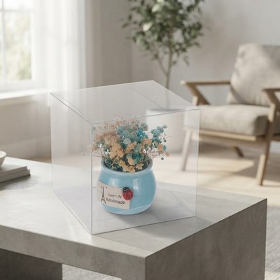 Vielseitige 20 Stück transparente Geschenkboxen für Hochzeiten, 10x10x10cm Luxus Verpackung