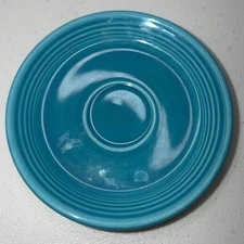 Vintage Fiestaware 6” Turquiose Coffee Cup Saucer Plate – Single Replacement