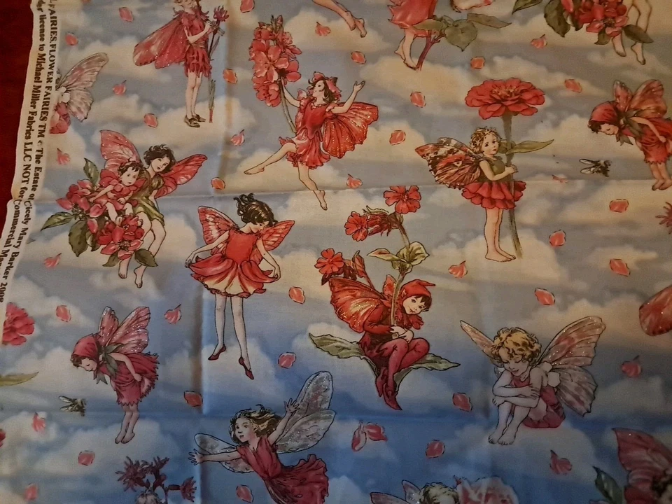 Michael Miller Ткани Лепестки Феи Цветок Феи Толстая Четверть Блеск - Изображение 2 из 4