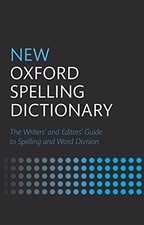 New Oxford Spelling Dictionary by Oxford Languages Book The Cheap Fast Free Post