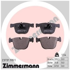 Zimmermann Bremsbelag-Satz Bremsklötze hinten 34216793025 34216790966 | 266305