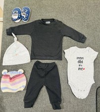 Baby Boy Clothing Lot Size 3  6 Months  Cute Winter Outfits Shoes 6pcs