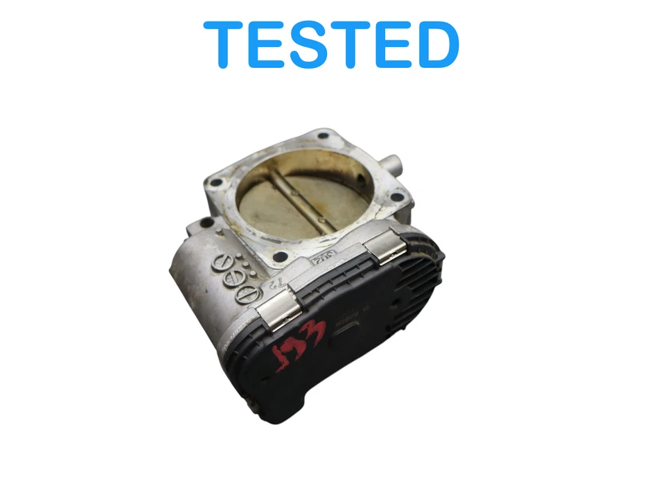 01-13 Mercedes W209 CLK55 AMG E430 S400 Cuerpo del acelerador del motor 1131410125 OEM Foto 3 de 4