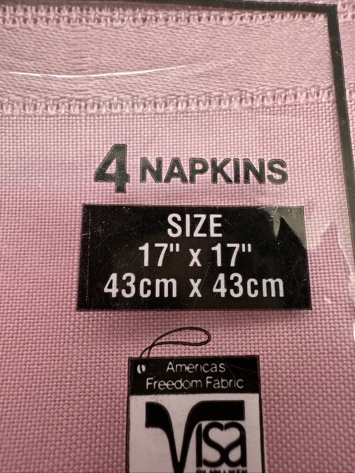 Avon Radiance Satin Strip Napikins 4 pk. Rose - Image 4 of 4