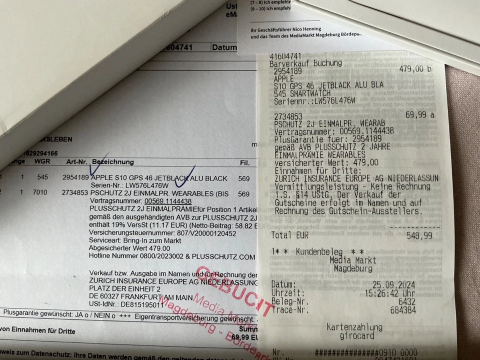 Apple Watch Series 10 46mm Jet Black (Model A2999) - Bild 2 von 4