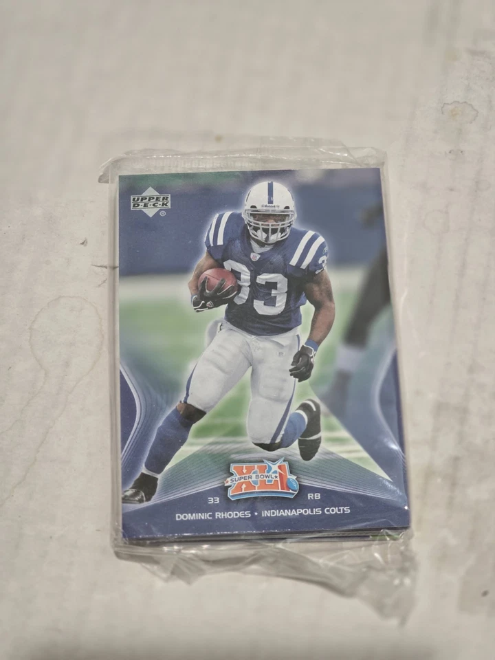 2007 Upper Deck Super Bowl XLI Indianapolis Colts Complete Set Open Box  - Image 4 of 4