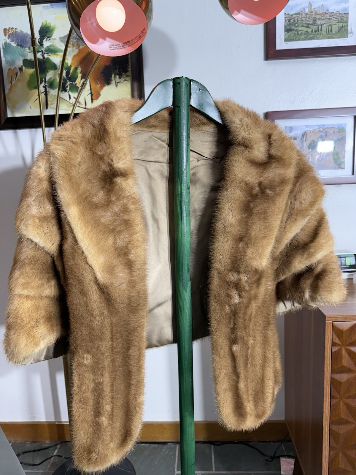 WOW!! 1940’s Vintage Mink Stole Custom Made Small… - image 6