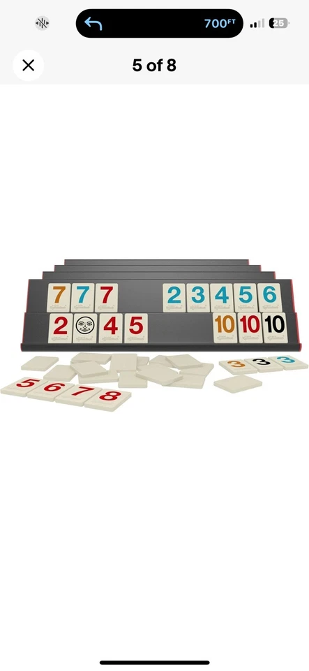 Elegant Rummikub Premium Edition: Complete Set with Engraved Tiles & Racks - Image 2 of 4