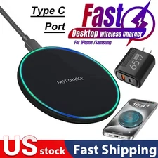 65W Fast Charger Pad Wireless For Google Pixel 10 Pro XL 9a 8Pro 7 6Pro 5 4 XL