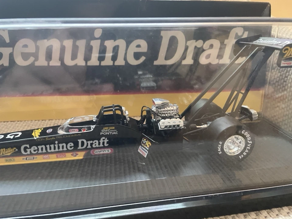 Larry Dixon Jr - 1/24 Miller Genuine Draft NHRA Dragster- 1995 - AUTOGRAPHED - Image 4 of 4