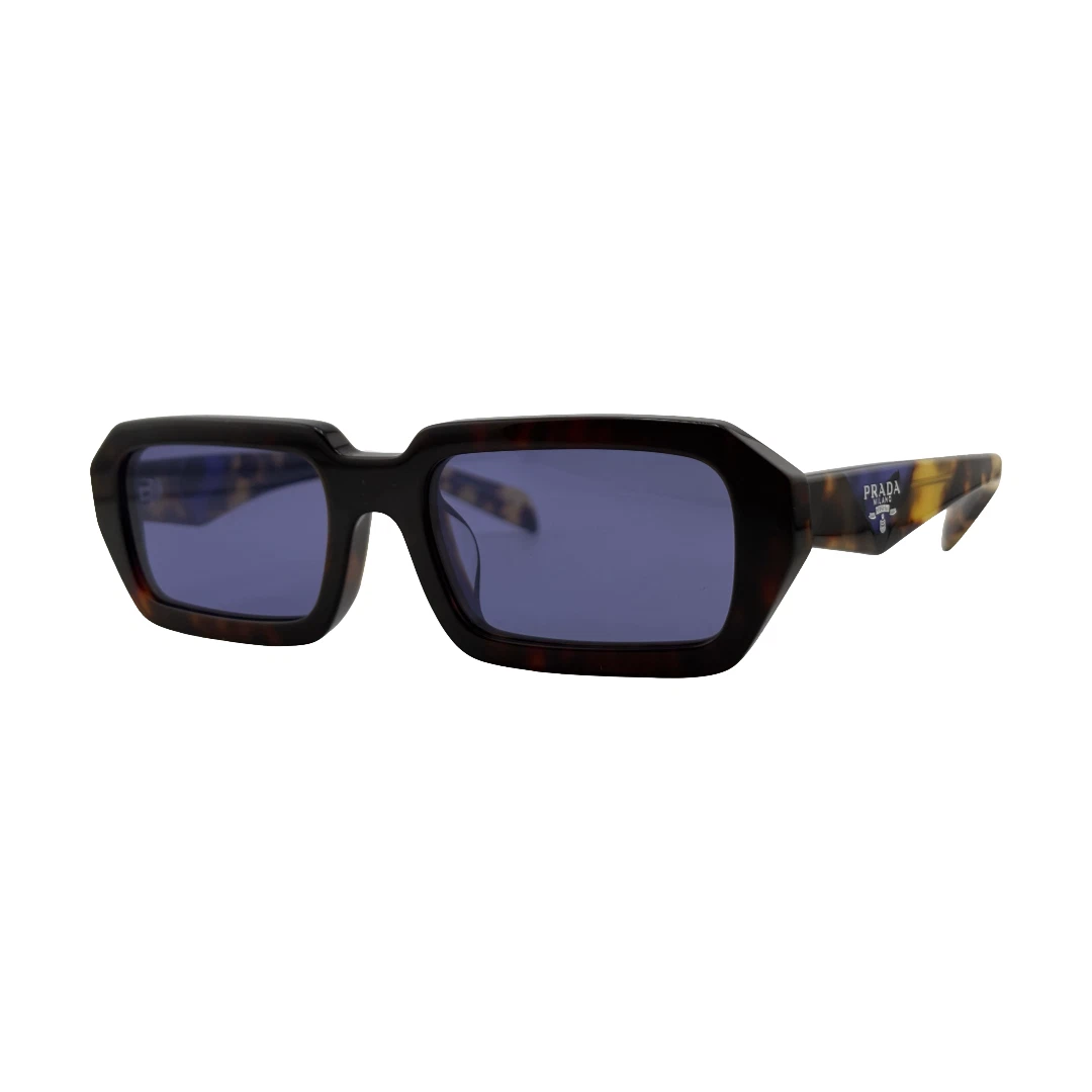 Prada Retro Dixie runway mirrored sunglasses PRADA Dixie Oval Retro PR60OS Green Yellow Silver Mirror 60O  main image 4