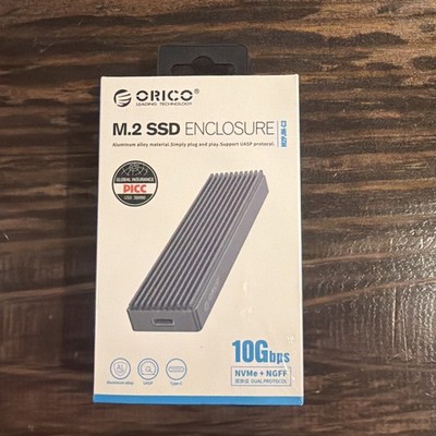 ORICO M.2 NVMe + NGFF SSD Enclosure 10Gbps M2P JM C3