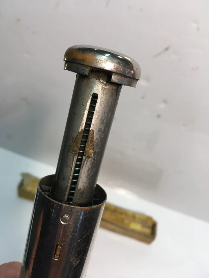 RARE ANTIQUE STANLEY Yankee No. 40 Automatic Push Drill Tool +CHUCK ADAPTOR 319 - Image 4 of 4