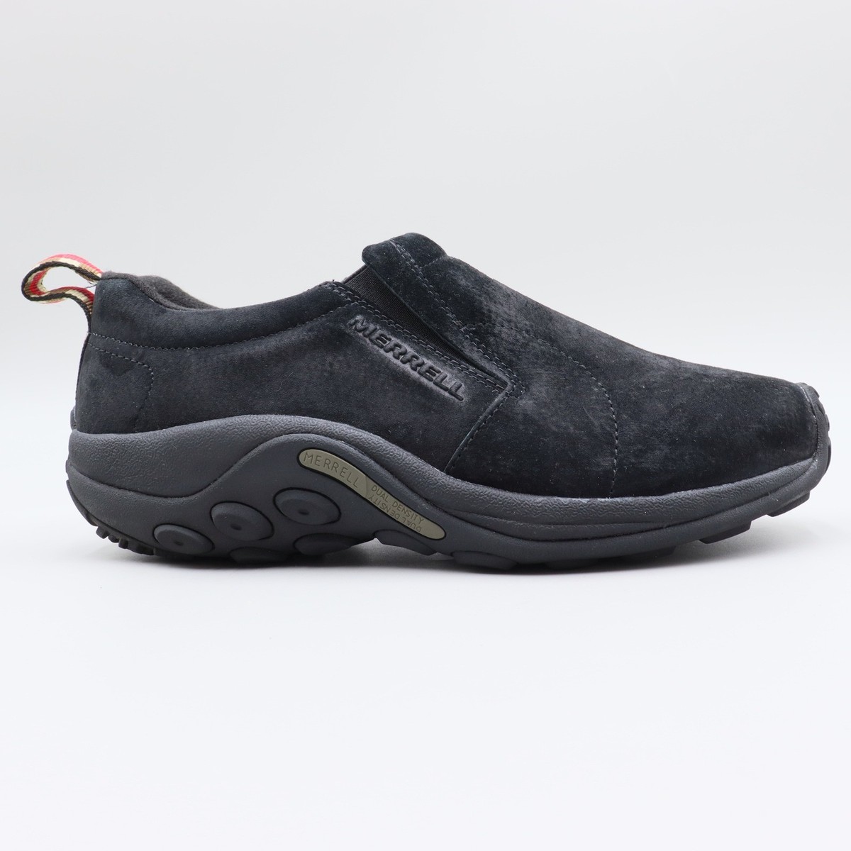 Merrell Mens Jungle Moc Slip On Size 8.5 US Black Suede 