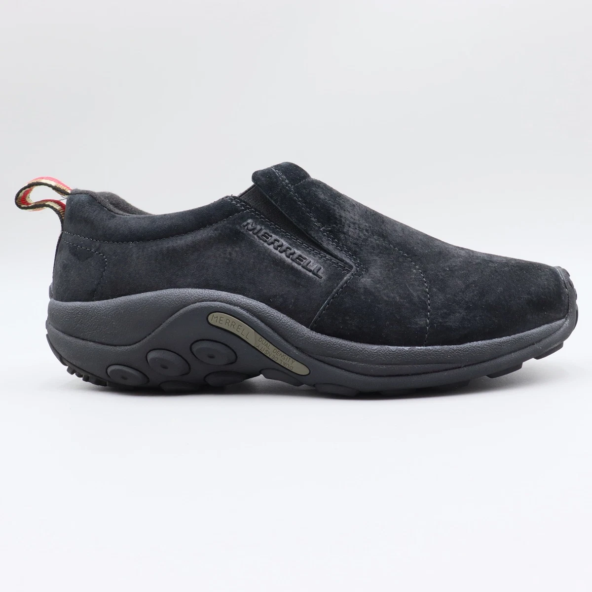 Merrell Mens  Black Slip On Shoes size 9.5 US Merrell Merrell Jungle Moc Mens Black Leather Slip-On  main image 3