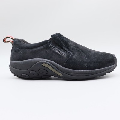 Merrell Mens Jungle Moc Slip On Size 8.5 US Black Suede Casual Outdoor Shoes