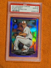 2013 Bowman Chrome Purple Refractor Dylan Bundy #134 PSA 10